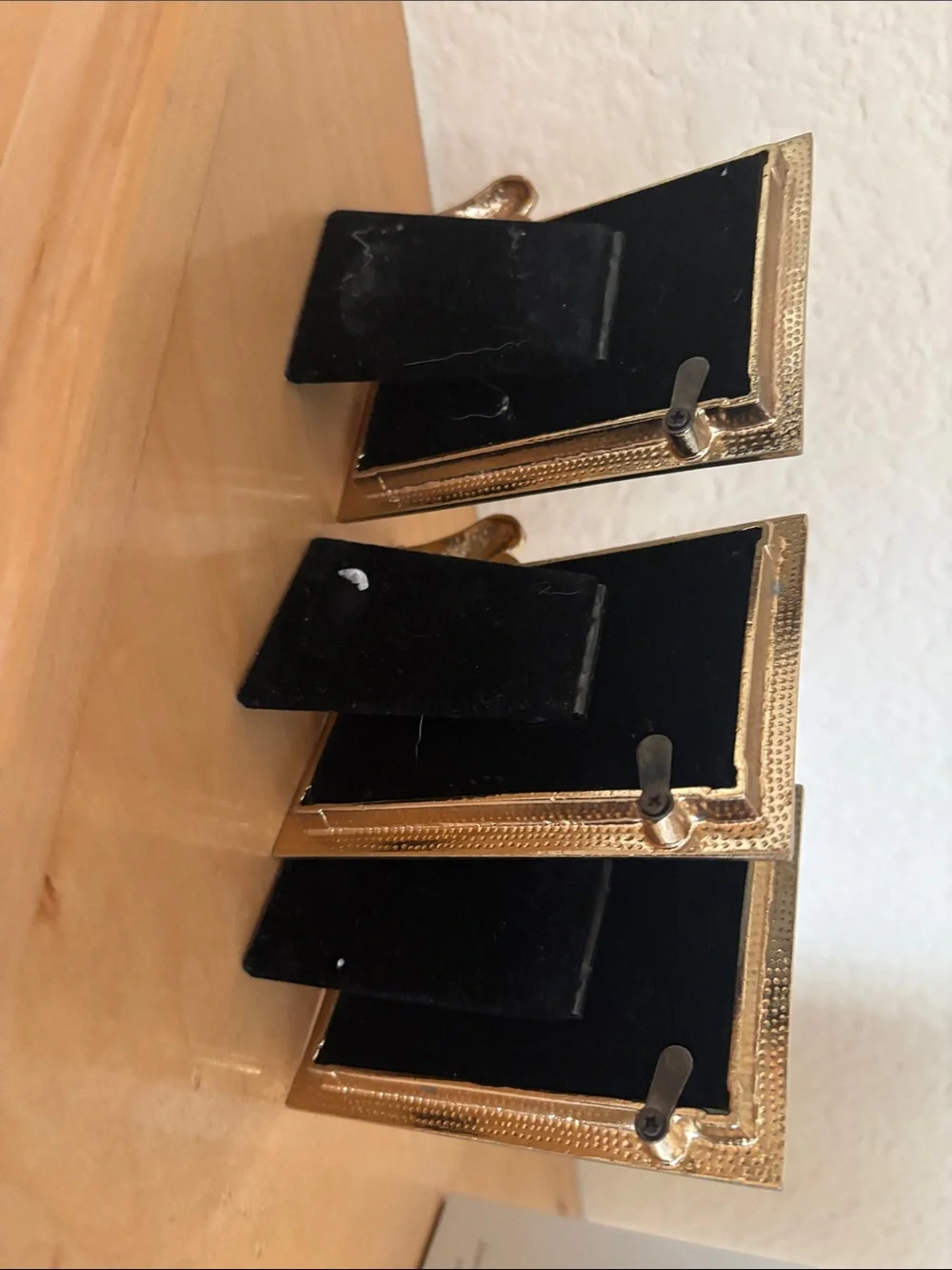 SET OF 3 Photo frames,  Jeweled, with High-Heels decorations 👠👠👠